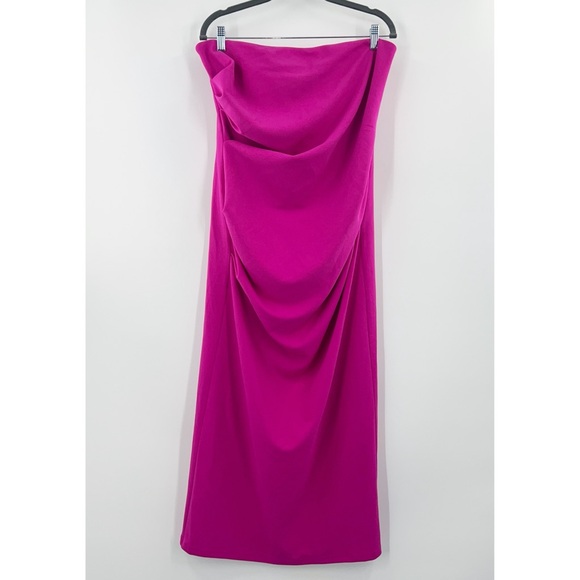 Showpo NWT Calanthe Strapless Midi Dress in Orchid size 10 - Picture 3 of 9